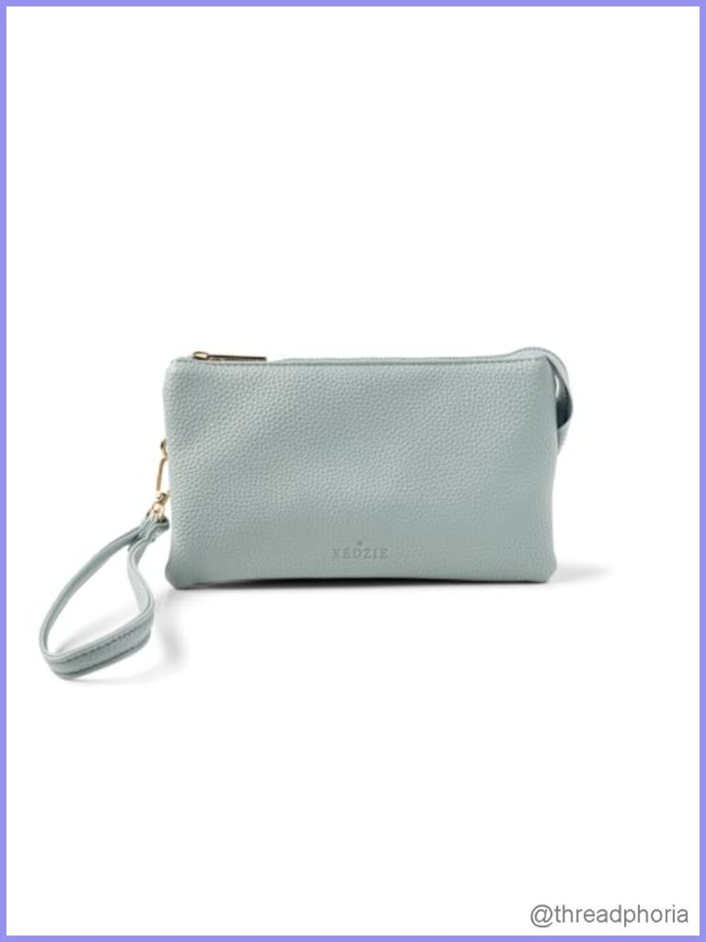 Vegan Leather Convertible Crossbody Wallet Wristlet Purse